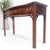Council Flame Mahogany Two Drawers Console Table Server MINT For Sale - Image 15 of 17