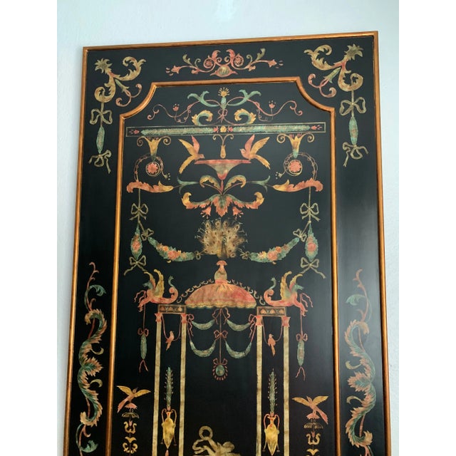 Florentine-Style Neoclassical Decorative Panels — Pair For Sale - Image 12 of 13