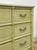 Green Vintage Dresser Henry Link Green Nine Drawer Bali Hai Coastal Hollywood Regency For Sale - Image 8 of 18