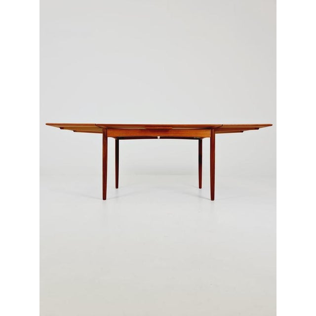 Danish Dining Table Rectangular Teak Table with Two Extension Leaves by N&R Möbler, Denmark, 1960s For Sale - Image 14 of 18