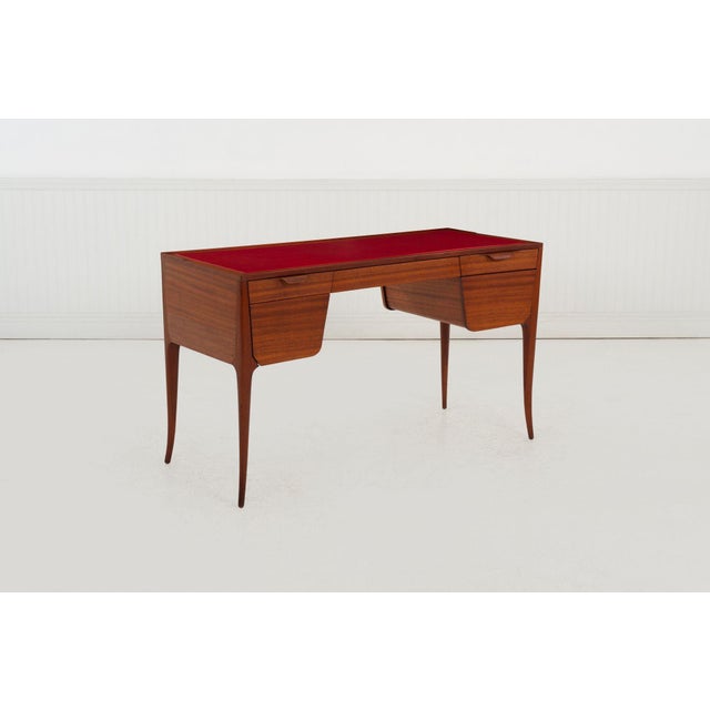 Edward Wormley for Dunbar – Rare Vanity and/or Writing Desk, Circa 1945 For Sale - Image 4 of 16