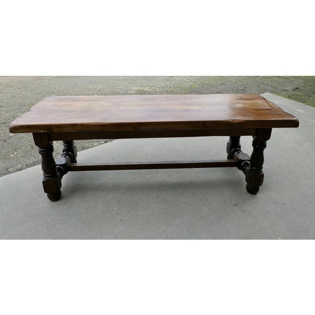 French 12 Seater Oak Farmhouse Table, 1930s For Sale - Image 10 of 12