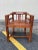 Late 20th Century Vintage Set of 3 Solid Teak Wood Armchairs For Sale - Image 10 of 11