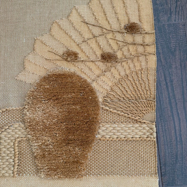 ICA Vintage 1986 Don Freedman Style Macrame WALL HANGING Fiber TAPESTRY 43x31 Boho vintage style wall hanging. Cool...