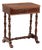 Walnut Work Table, Late 1800s For Sale