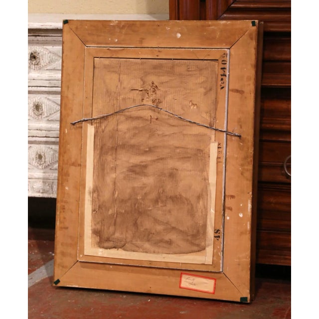 Gold 19th Century French Napoleon III Carved Giltwood Wall Mirror For Sale - Image 8 of 10