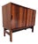 Low Sideboard in Rosewood with Sliding Doors, Denmark, 1960s For Sale