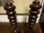 20th Century Wood Bobbin Lamps - a Pair For Sale - Image 4 of 10