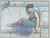 A beautifully presented vintage print after John William Godward, featuring his serene and contemplative composition...