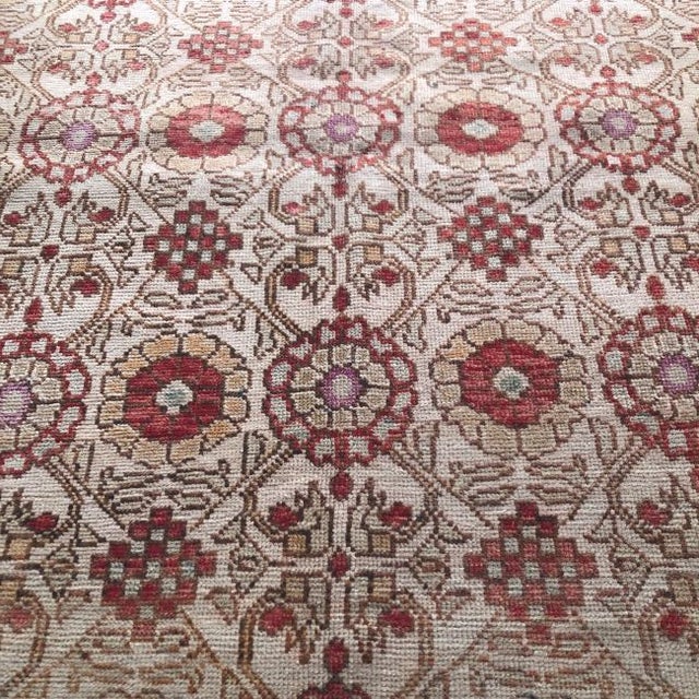 Vintage Turkish Cappadocia Rug | Floral & Geometric Design | 5'x7' For Sale In Houston - Image 6 of 7