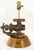 Queen Elisabeth Ships Valve Walnut Base Table Lamp Conversion For Sale - Image 6 of 10