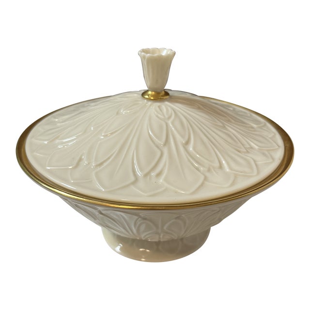 Vintage Lenox Covered Candy Jar & Lid Chairish