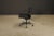 Animal Skin Black on Black Soft Pad Desk Chair by Charles Eames for Herman Miller, Signed For Sale - Image 7 of 18
