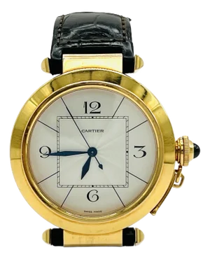 Estate Cartier Pasha Watch in 18k Yellow Gold