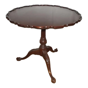 Vintage Baker Furniture Company "Georgian Style" Tilt Top Tea Table