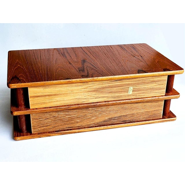 1960s Danish Teak Magazine Rack or File Organizer | Chairish