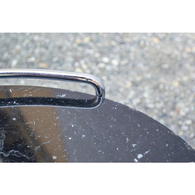 Black Marble Djuna Coffee Tables by Kazuhide Takahama for Cassina, Italy, 1983, Set of 2 For Sale - Image 6 of 9