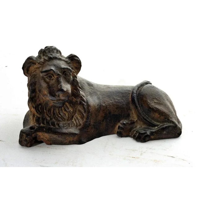 Lion in Forge Iron, Spain, 16th Century For Sale - Image 5 of 6