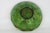 This gorgeous carnival glass bowl has a brilliant iridescent green color, and is made in the fabulous style of Grape Vine...