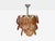Mid-Century Modern Mid-Century Modern, Orange Shell Motif Murano Glass, Pendant Light, 1960s For Sale - Image 3 of 8
