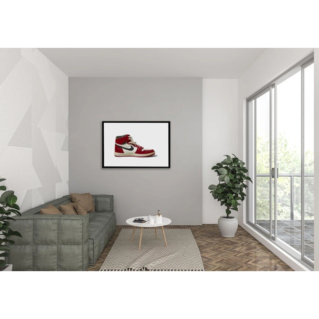 Fine Art Photograph of Original Air Jordan Signed by Michael Jordan For Sale In New York - Image 6 of 6