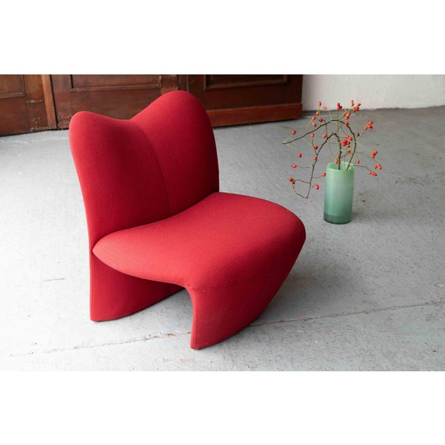Red Lounge Chairs, Set of 2 For Sale - Image 8 of 18