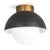 Metal Regina Andrew Montreux Steel Flush Mount, Oil Rubbed Bronze & Natural Brass For Sale - Image 7 of 7