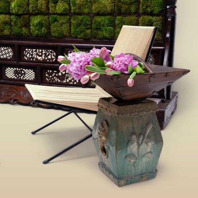Chinese Petite Sancai Garden Drum, C. 1875 For Sale In Chicago - Image 6 of 7