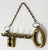 Modern Vintage Brass Key Motif Wall Hook For Sale - Image 3 of 5