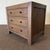 30”w x 20.5”d x 26”h Drawers: 22.75″ x 16.25″ x 3.75″H Finish: Chestnut Reclaimed Elm Wood Wood on wood glides Our dresser...