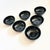 Mid 20th Century Mid 20th Century McCoy Black Pottery Soup or Cereal Bowls - Set of 6 For Sale - Image 5 of 9