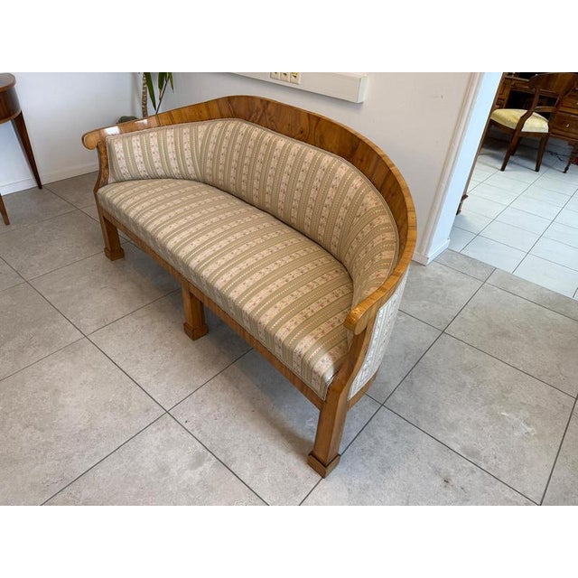 Biedermeier Sofa in Pine Veneer For Sale - Image 16 of 18