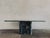 1970s Postmodern Green Marble Dining Table With Fluted Base For Sale - Image 12 of 14