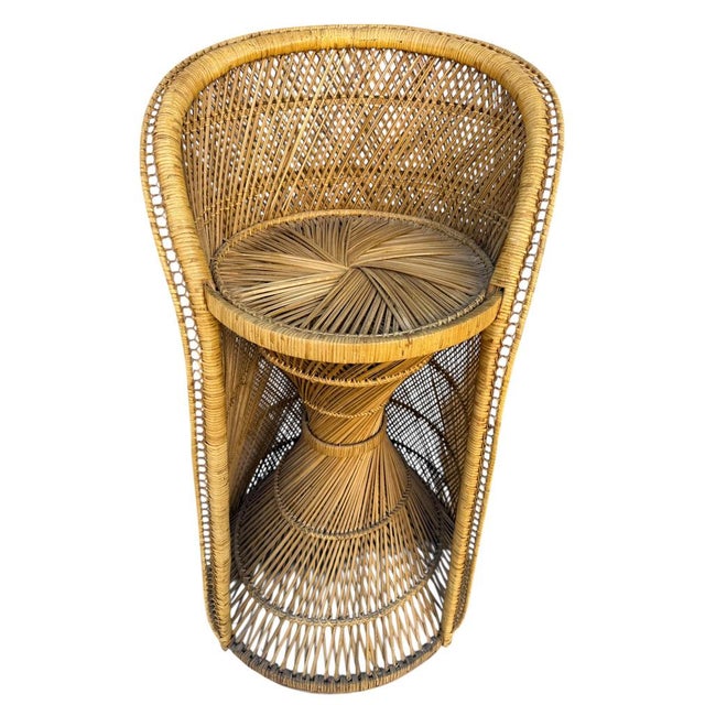 1960s Rattan Stool, France, 1960s For Sale - Image 5 of 8
