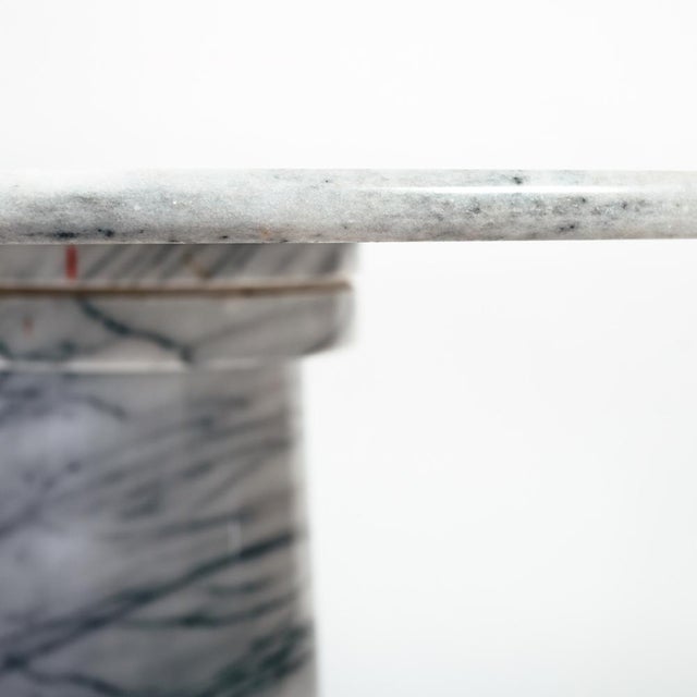 Mid-Century Marble Dining Table with Conical Base in the style of Angelo Mangiarotti For Sale - Image 16 of 18