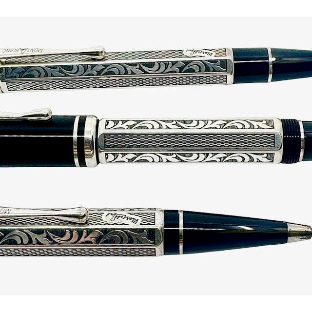 1990s 1999 Montblanc Marcel Proust Writers Edition Matching No. 335 Three Piece Set For Sale - Image 5 of 13