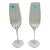 Tiffany & Co. Crystal Champagne/Wine Glasses With Blue Box - a Pair For Sale