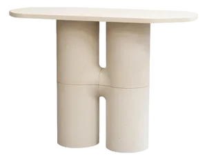 Moulded Mineral Natural White Console by Manufacture XXI