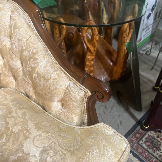 1970s Vintage Extra Long Sofa, Amazing Bones/Needs Upholstery For Sale - Image 5 of 11