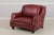 2000 - 2009 Hancock & Moore Red Leather Oversized Chair For Sale - Image 5 of 15