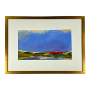 Colleen Sabo (American/Maryland 20th Century) Acrylic on Paper "Marshes of the Eastern Shore"