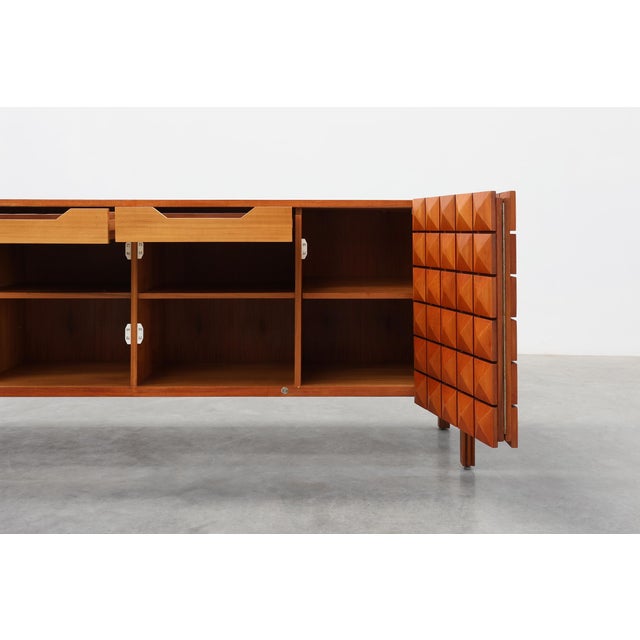 Vintage Saphir Teak Sideboard by Christophe Gevers for De Coene Freres, Belgium, 1962 For Sale - Image 4 of 18