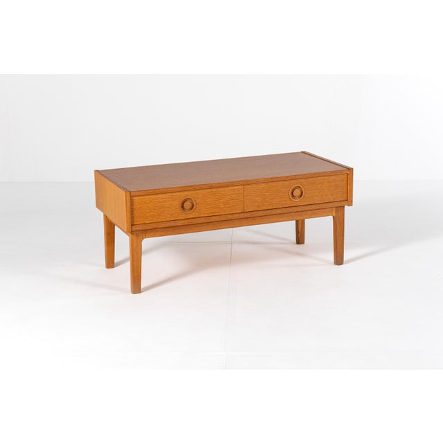 Mid-Century Modern Danish Oak Low Cabinet, 1960s For Sale - Image 10 of 13