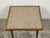 Italian Midcentury Brass Coffee Table with Marble Top and Tapered Legs For Sale - Image 9 of 10
