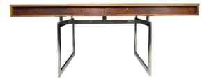 Early Bodil Kjær Executive Desk, Model 901 — E. Pedersen & Søn, Denmark, 1959