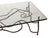 Modern Vintage Eric Powell Bronze and Glass Coffee Table For Sale - Image 3 of 17