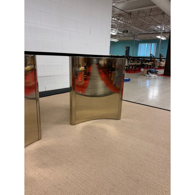These pieces are very difficult to come across. Trilobi Dining Tables were offered in a single base (Round Table Top) and...
