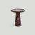 Maroon Rosso Levanto Marble Cone Side Table by Kiwano Concept For Sale - Image 8 of 10