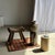 Side Table in Petrified Wood, Black Heartwood and White Bark, 1980s For Sale - Image 11 of 18