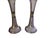 Art Deco Antique Pair Art Deco Amethyst-Tinted Glass Shelf Risers Stands 1920s-1930s For Sale - Image 3 of 4